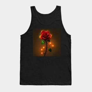 Glowing Rose 3 Tank Top